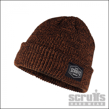 Scruffs Vintage Beanie Hat - Orange/Black - Code T53061