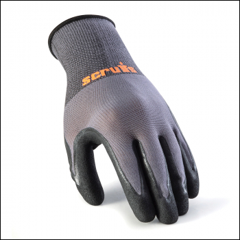 Scruffs Worker Gloves Grey 5pk - XL / 10 - Code T54592
