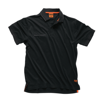 Scruffs Worker Polo Black - XXL - Code T54665