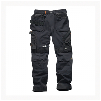 Scruffs Pro Flex Plus Holster Trousers Black - 40R - Code T54760
