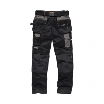 Scruffs Pro Flex Holster Trousers Black - 36R - Code T54771