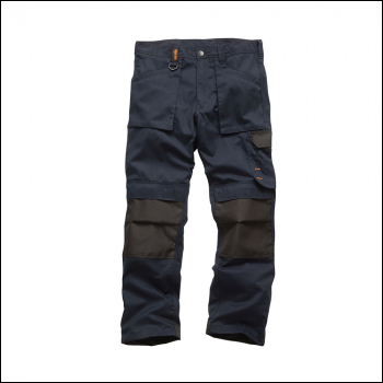 Scruffs Worker Trousers Navy - 34R - Code T54840