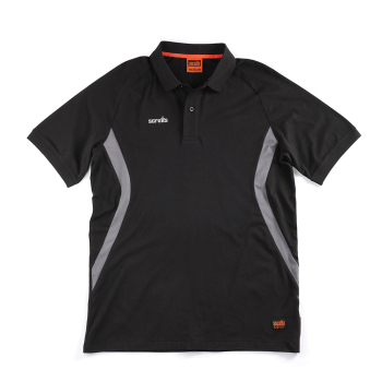 Scruffs Tech Polo Black - XXL - Code T56071