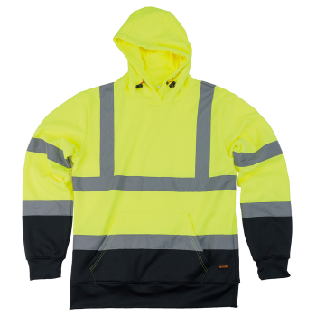 Scruffs High Visibility Hoodie Yellow/Navy