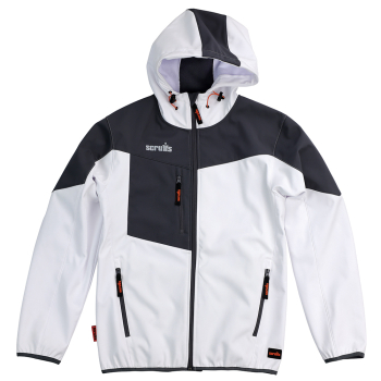 Scruffs Worker Softshell White/Graphite