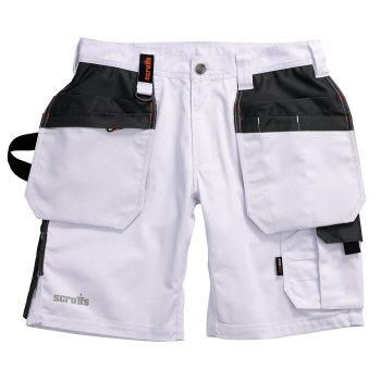 Scruffs Worker Plus Holster Shorts White