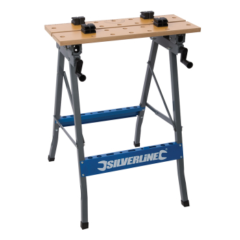 Silverline Heavy Duty Flip-Top Workbench - 150kg - Code TB05