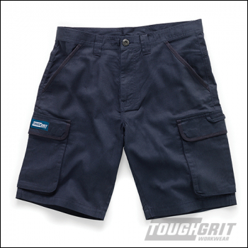 Tough Grit Cargo Short Navy - 34W - Code THC00281