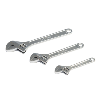 Silverline Adjustable Wrench Set 3pce - 150, 200 & 250mm - Code WR03