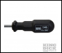 King Dick Extra-Long Electricians Screwdriver Slotted - 5.5 x 300mm - Code 14515