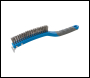 Silverline Stainless Steel Wire Brush with Scraper - 3 Row - Code 156914