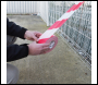 Fixman Barrier Tape - 70mm x 500m Red/White - Code 194216