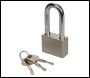 Silverline Steel Padlock Long Shackle - 40mm - Code 199876