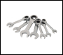 Silverline Stubby Ratchet Spanner Set 7pce - 8 - 19mm - Code 199916