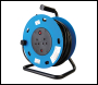 Powermaster Cable Reel Freestanding 13A 230V - 2-Gang 50m - Code 200084