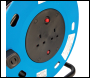 Powermaster Cable Reel Freestanding 13A 230V - 2-Gang 50m - Code 200084