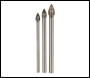Silverline Tile & Glass Drill Bit Set 3pce - 5, 6 & 8mm - Code 217584