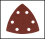 Silverline Hook & Loop Triangle Sheets 90mm 10pk - 80 Grit - Code 218923