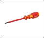 King Dick VDE Slotted Screwdriver - 4 x 100mm - Code 22474