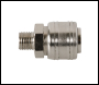 Silverline Euro Air Line Male Thread Quick Coupler - 1/4 inch  BSP - Code 237552