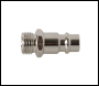 Silverline Euro Bayonet Coupler Male Thread 2pk - 1/4 inch  BSP - Code 237618