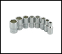 Silverline Socket Set 1/4 inch  Drive 6pt Metric 8pce - 5 - 13mm - Code 244975