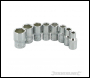 Silverline Socket Set 1/4 inch  Drive 6pt Metric 8pce - 5 - 13mm - Code 244975