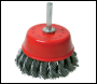 Silverline Rotary Steel Twist-Knot Cup Brush - 75mm - Code 244983