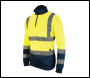 Tough Grit Hi-Vis 2-Tone Sweatshirt Yellow/Navy