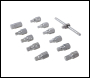 Silverline Universal Drain Plug Key Set 12pce - 3/8 inch  / 8 - 17mm - Code 279661