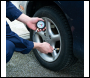 Silverline Tyre Dial Gauge - 0 - 100psi (0 - 10bar) - Code 282411