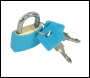 Silverline Hi-Vis Brass Padlocks Set 4pce - 20mm - Code 282715