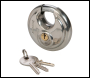 Silverline Stainless Steel Disc Padlock - 70mm - Code 292707