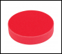 Silverline Hook & Loop Polishing Foam Head - 180mm Ultra-Soft Red - Code 295539