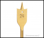 Silverline Titanium-Coated Flat Bit - 24mm - Code 316749