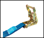Silverline Ratchet Tie Down Strap J-Hook - 4m x 30mm - Rated 400kg Capacity 800kg - Code 350060