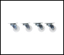 Fixman Light Duty Swivel Castors 4pk
