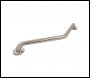 Plumbob Angled Bathroom Grab Bar Polished Stainless Steel - 250 x 590mm - Code 380957