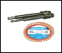 Silverline Diamond Core Drill Kit 6-Core 12pce - 38, 52, 65, 107, 117 & 127mm Dia - Code 427650
