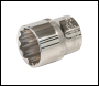 Silverline Socket 1/2 inch  Drive 12pt Metric - 24mm - Code 449975