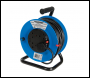 Powermaster Cable Reel Freestanding 13A 230V - 4-Gang 25m - Code 465510