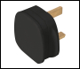 Powermaster 13A Fused Plug - Black - Code 488289