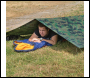 Silverline Camouflage Tarpaulin - Cut 2.4 x 3m / Actual 2.3 x 2.85m - Code 488443