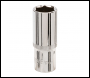 Silverline Deep Socket 3/8 inch  Drive 6pt Metric - 17mm - Code 496285