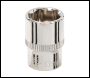 Silverline Socket 1/4 inch  Drive 6pt Metric - 13mm - Code 568947