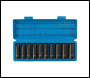 Silverline Deep Impact Socket Set 1/2 inch  Drive 6pt Metric 10pce - 10 - 22mm - Code 586290