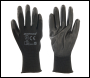 Silverline Black Palm Gloves