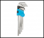 Silverline Expert Hex Key Imperial Set 10pce - 1/16 inch  - 3/8 inch  - Code 589679