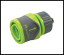 Silverline Soft-Grip Water Stop Hose Quick Connector - 1/2 inch  Female - Code 593420