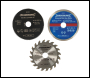 Silverline Mini Saw Blade Set 3pce - 85mm Dia - 15mm Bore - Code 604320